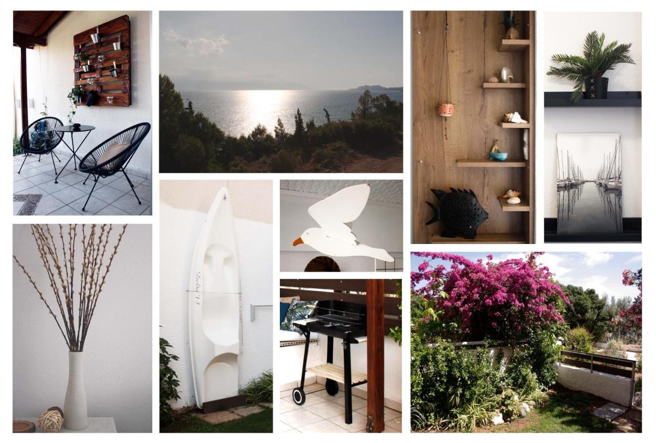 Beachfront Garden Apartment- Atlas Complex Loutraki  Bagian luar foto
