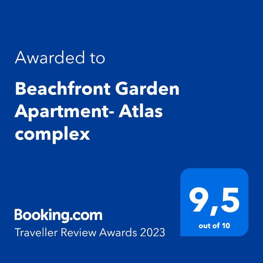 Beachfront Garden Apartment- Atlas Complex Loutraki  Bagian luar foto